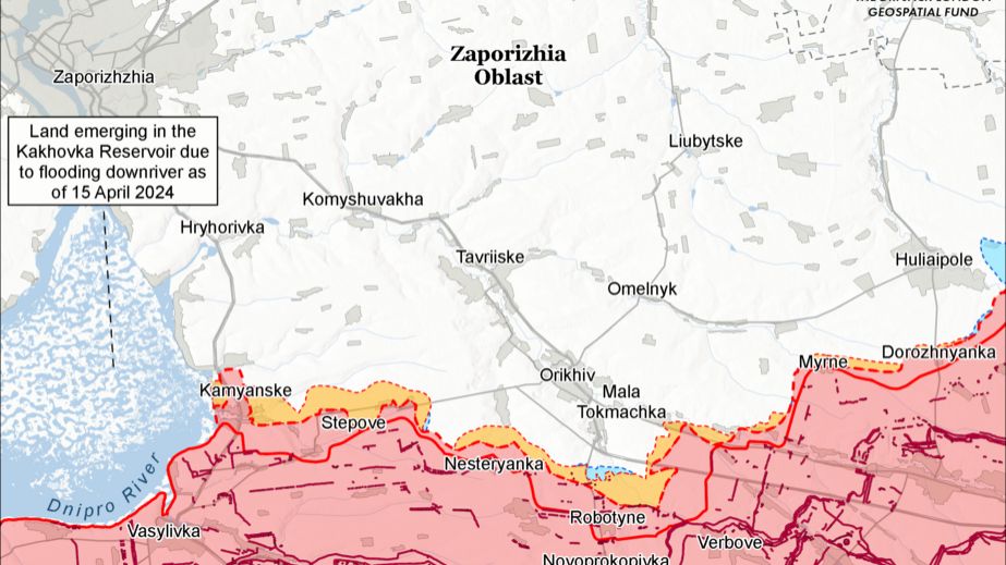 ISW не підтверджує просування ворога біля Степногірська на Запоріжжі