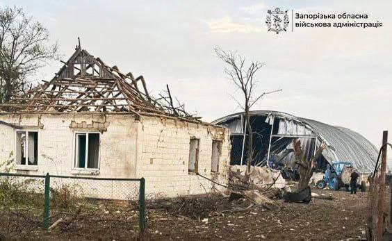 13 населених пунктів Запорізької області під ударом: поранено чоловіка