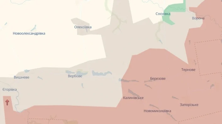 DeepState: ЗСУ відтіснили військових РФ біля кількох сіл на Запоріжжі