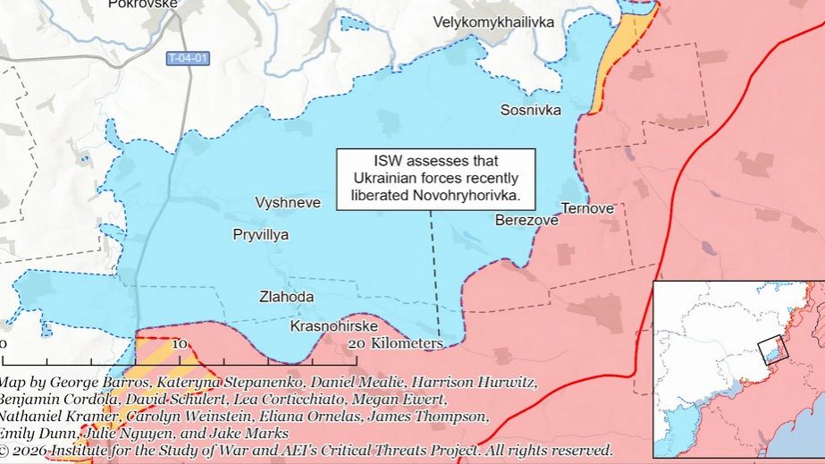 ISW: ЗСУ звільнили село у Запорізькій області
