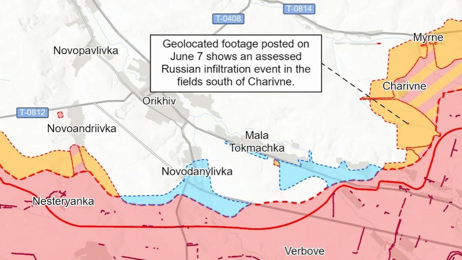 ISW: ЗСУ стримують наступ росіян на Запорізькому фронті ISW: ЗСУ стримують наступ росіян на Запорізькому фронті
