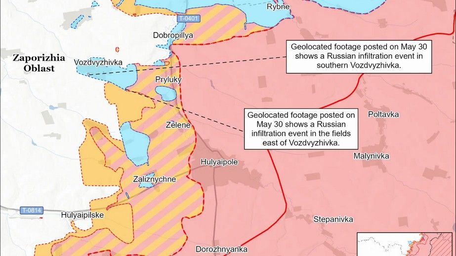 ISW: Сили оборони стримують наступ військових РФ на Запорізькому фронті