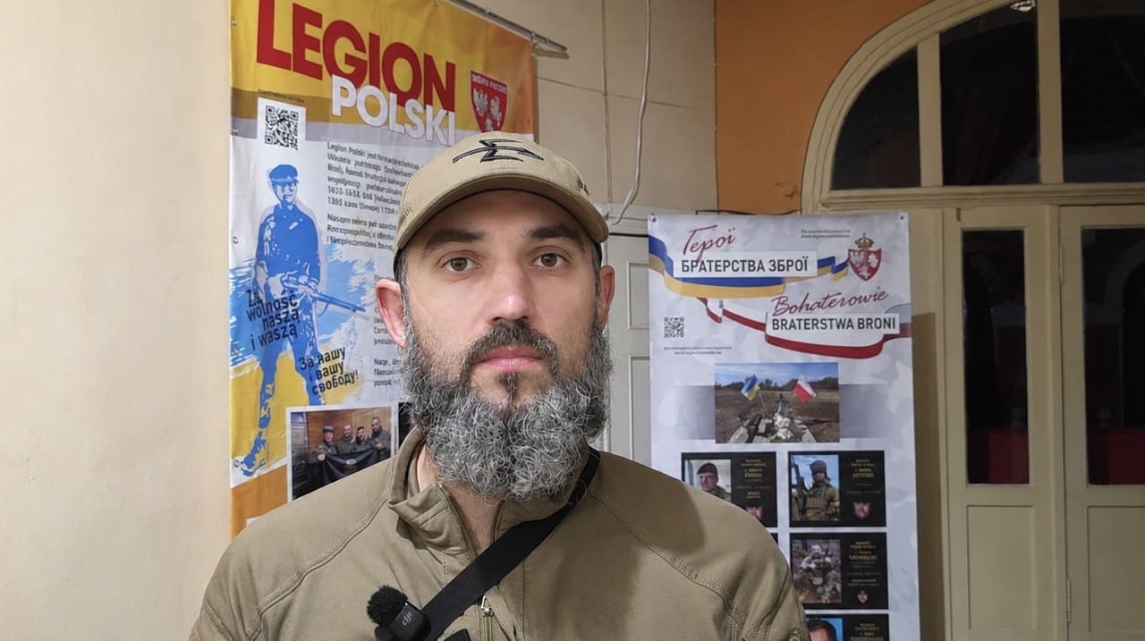 Речник «Польського легіону» розповів запоріжцям, за що воюють поляки Речник «Польського легіону» розповів запоріжцям, за що воюють поляки
